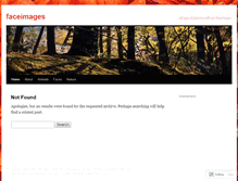 Tablet Screenshot of faceimages.wordpress.com
