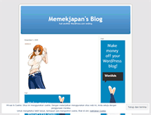 Tablet Screenshot of memekjapan.wordpress.com