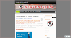 Desktop Screenshot of cassavatrenggalek.wordpress.com
