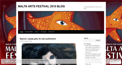 Desktop Screenshot of maltaartsfestival.wordpress.com