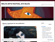 Tablet Screenshot of maltaartsfestival.wordpress.com