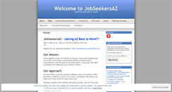Desktop Screenshot of jobseekersaz.wordpress.com