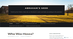 Desktop Screenshot of abrahamsseed.wordpress.com