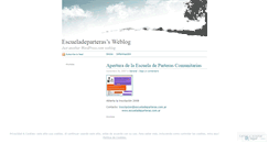 Desktop Screenshot of escueladeparteras.wordpress.com