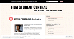 Desktop Screenshot of filmstudentcentral.wordpress.com