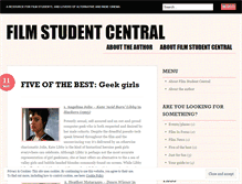 Tablet Screenshot of filmstudentcentral.wordpress.com