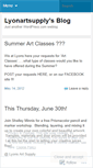 Mobile Screenshot of lyonartsupply.wordpress.com