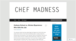 Desktop Screenshot of chefmadness.wordpress.com