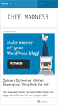 Mobile Screenshot of chefmadness.wordpress.com