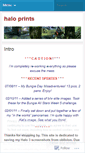 Mobile Screenshot of haloprints.wordpress.com