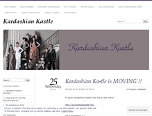 Tablet Screenshot of kardashiankastle.wordpress.com