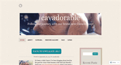 Desktop Screenshot of cavadorable.wordpress.com