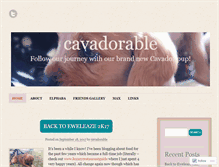 Tablet Screenshot of cavadorable.wordpress.com