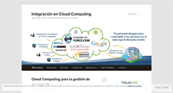 Desktop Screenshot of integracioncloud.wordpress.com