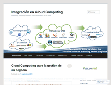 Tablet Screenshot of integracioncloud.wordpress.com