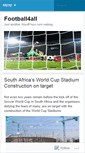 Mobile Screenshot of football4all.wordpress.com