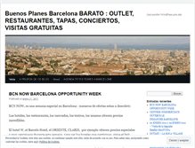 Tablet Screenshot of planesbaratosbarcelona.wordpress.com