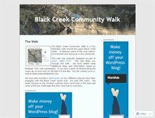 Tablet Screenshot of blackcreekwalk.wordpress.com
