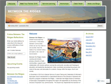 Tablet Screenshot of betweenridges.wordpress.com