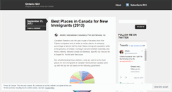 Desktop Screenshot of ontarioalison.wordpress.com