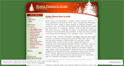 Desktop Screenshot of mobilephonesinstore.wordpress.com