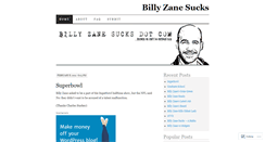 Desktop Screenshot of billyzanesucks.wordpress.com