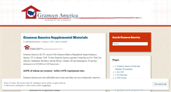 Desktop Screenshot of grameenamericaintro.wordpress.com