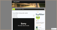 Desktop Screenshot of andprotest.wordpress.com