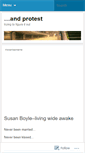 Mobile Screenshot of andprotest.wordpress.com
