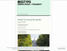Tablet Screenshot of misstypo.wordpress.com