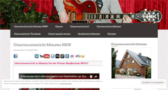 Desktop Screenshot of gitarrenunterrichtnrw.wordpress.com