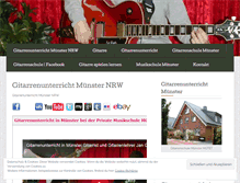 Tablet Screenshot of gitarrenunterrichtnrw.wordpress.com