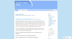 Desktop Screenshot of corinacaba.wordpress.com