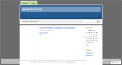 Desktop Screenshot of ngawer.wordpress.com