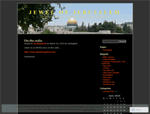 Tablet Screenshot of jerusalemjewel.wordpress.com