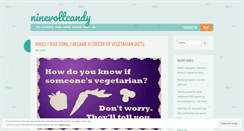 Desktop Screenshot of ninevoltcandy.wordpress.com