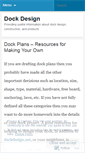 Mobile Screenshot of dockdesign.wordpress.com