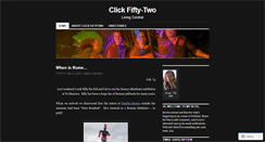 Desktop Screenshot of clickfiftytwo.wordpress.com