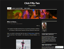 Tablet Screenshot of clickfiftytwo.wordpress.com