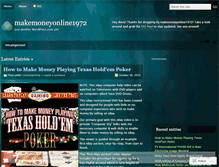 Tablet Screenshot of makemoneyonline1972.wordpress.com