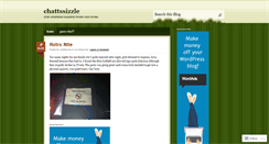 Desktop Screenshot of chattssizzle.wordpress.com