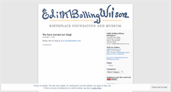 Desktop Screenshot of edithbollingwilson.wordpress.com