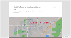 Desktop Screenshot of niblickadman.wordpress.com