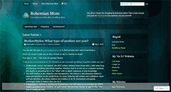 Desktop Screenshot of bohemianmom.wordpress.com