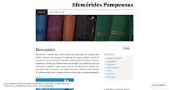Desktop Screenshot of efemeridespampeanas.wordpress.com