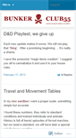 Mobile Screenshot of bunkerclub55.wordpress.com