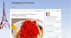 Desktop Screenshot of devaneiosafrancesa.wordpress.com