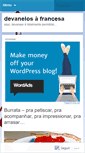 Mobile Screenshot of devaneiosafrancesa.wordpress.com
