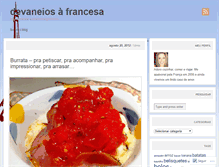 Tablet Screenshot of devaneiosafrancesa.wordpress.com