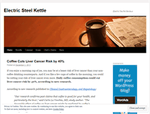 Tablet Screenshot of electricsteelkettle.wordpress.com